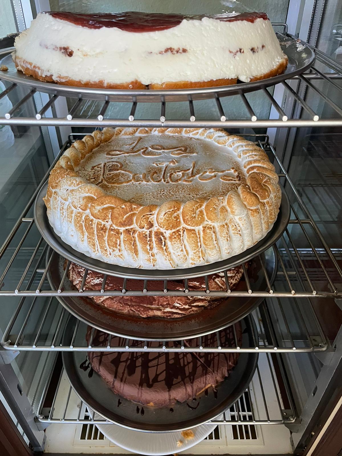 Tarta de merengue de restaurante Los Bartolos