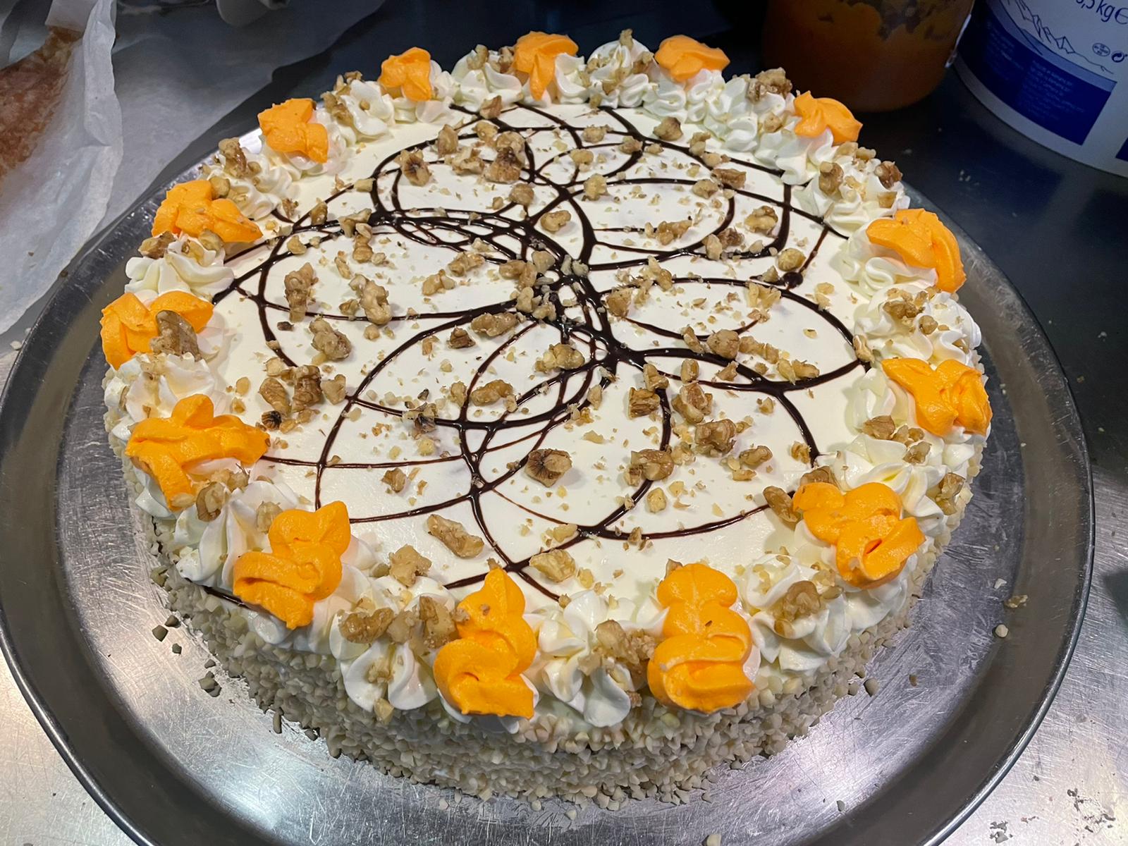 Tarta de zanahoria de restaurante Los Bartolos